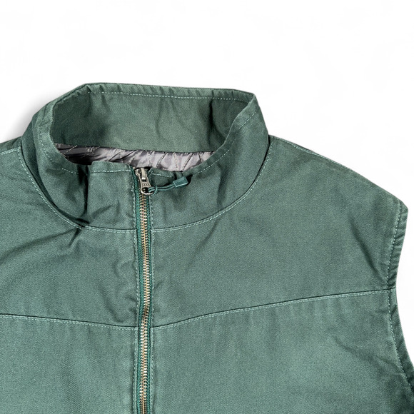 Berne Vest Womens 2XL XXL Green Quilted Lined Workwear Outdoor Cowgirl Rancher - Picture 2 of 10